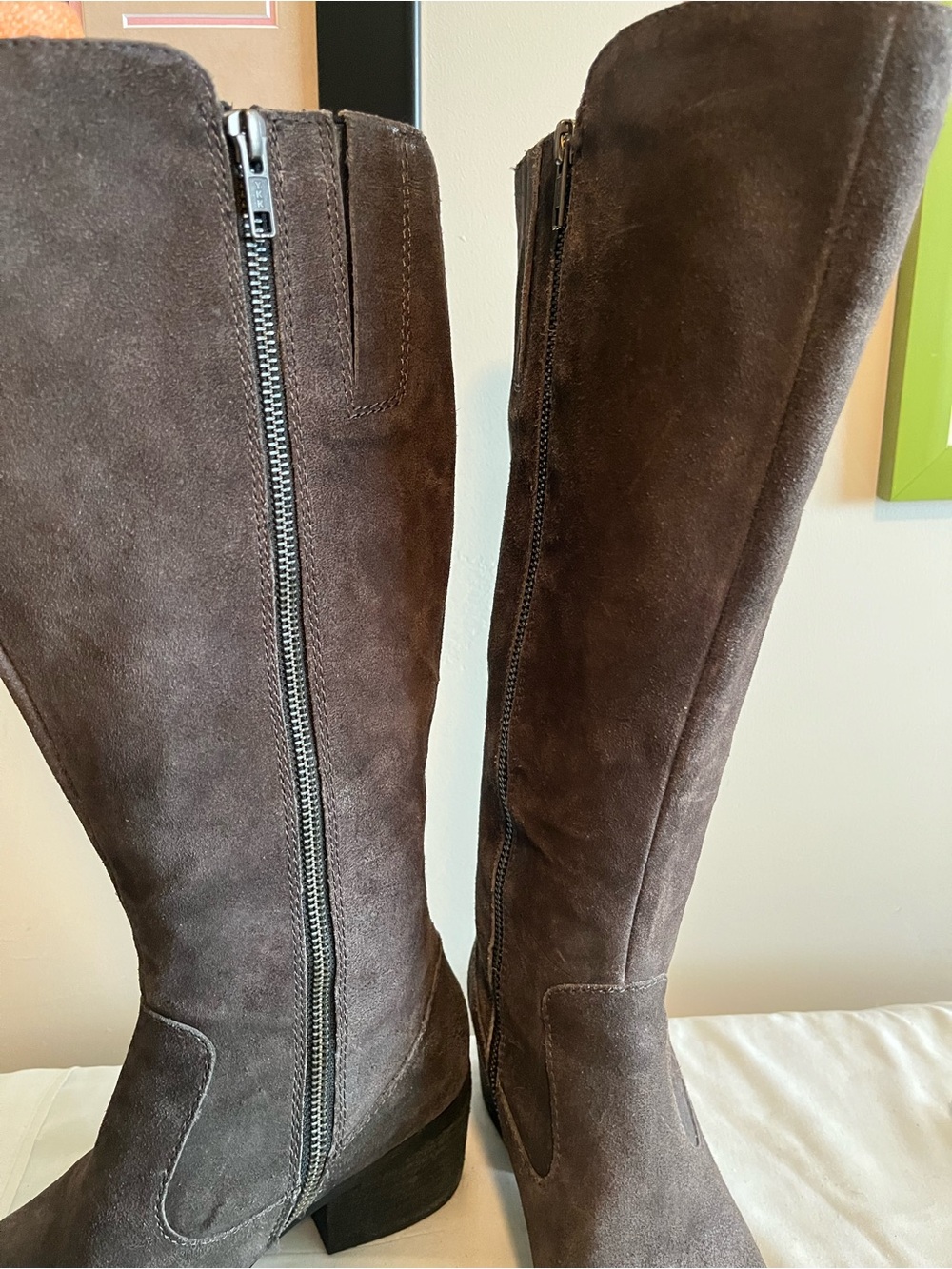 Born Women’s Knee-High Suede Boots in Dark Brown - Picture 5 of 14